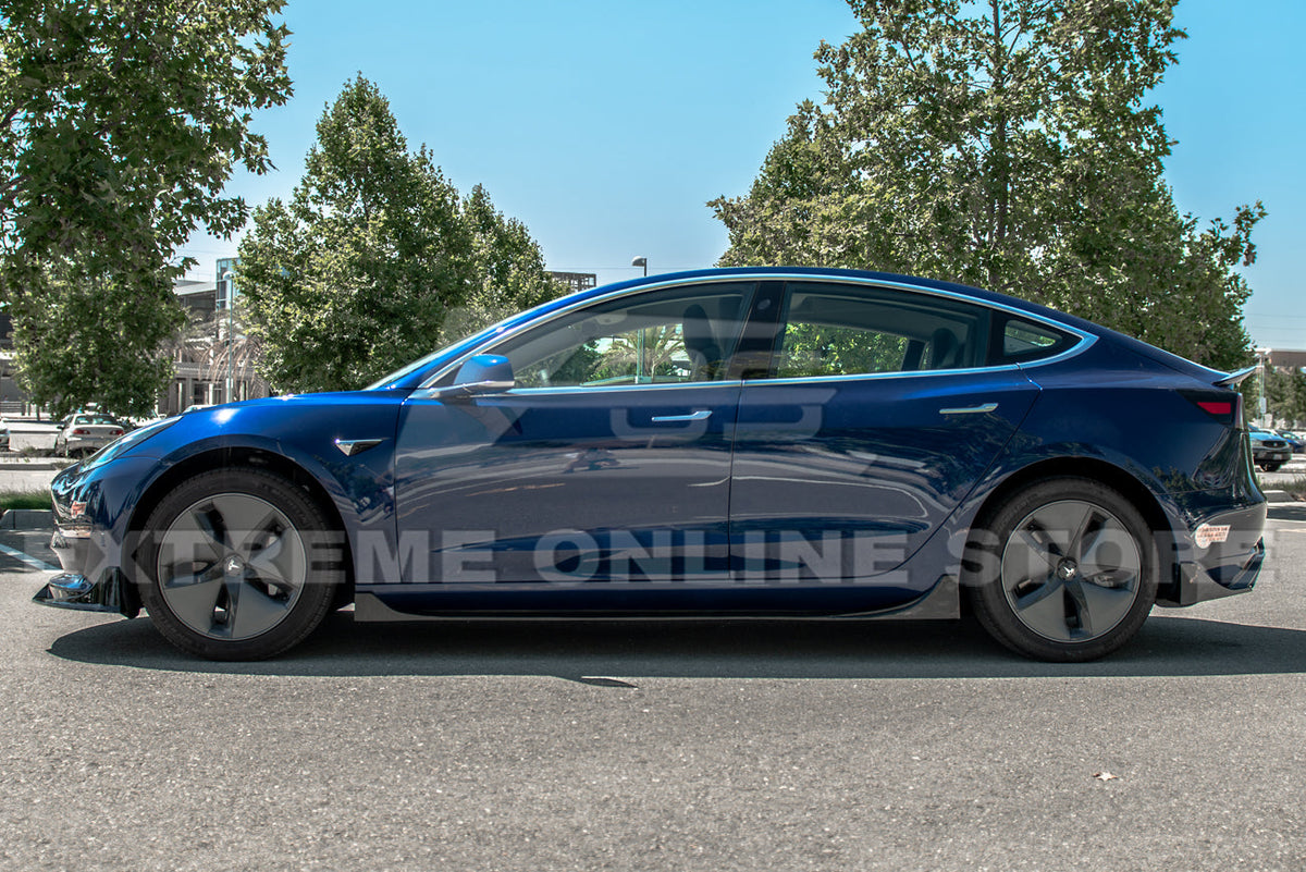 2017-23 Tesla Model 3 Performance Front Splitter & Side Skirts image 19