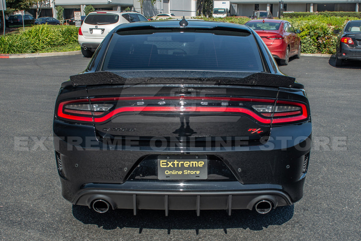 2015-Up Dodge Charger Rear Spoiler Wickerbill Flap Insert image 4