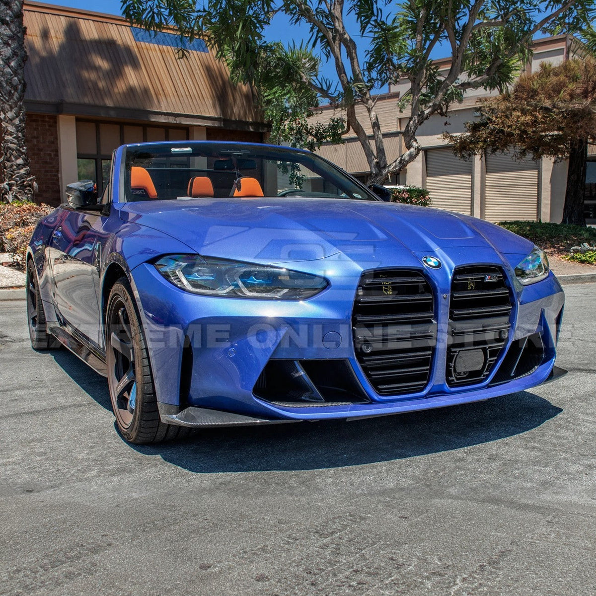 21-Up BMW G82 G83 M4 Carbon Fiber Extended Front Side Splitter image 3