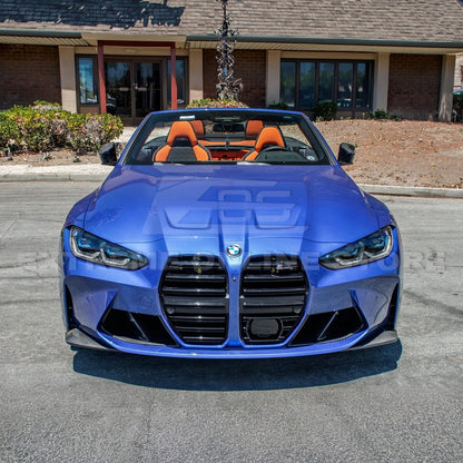 21-Up BMW G82 G83 M4 Carbon Fiber Extended Front Side Splitter image 4