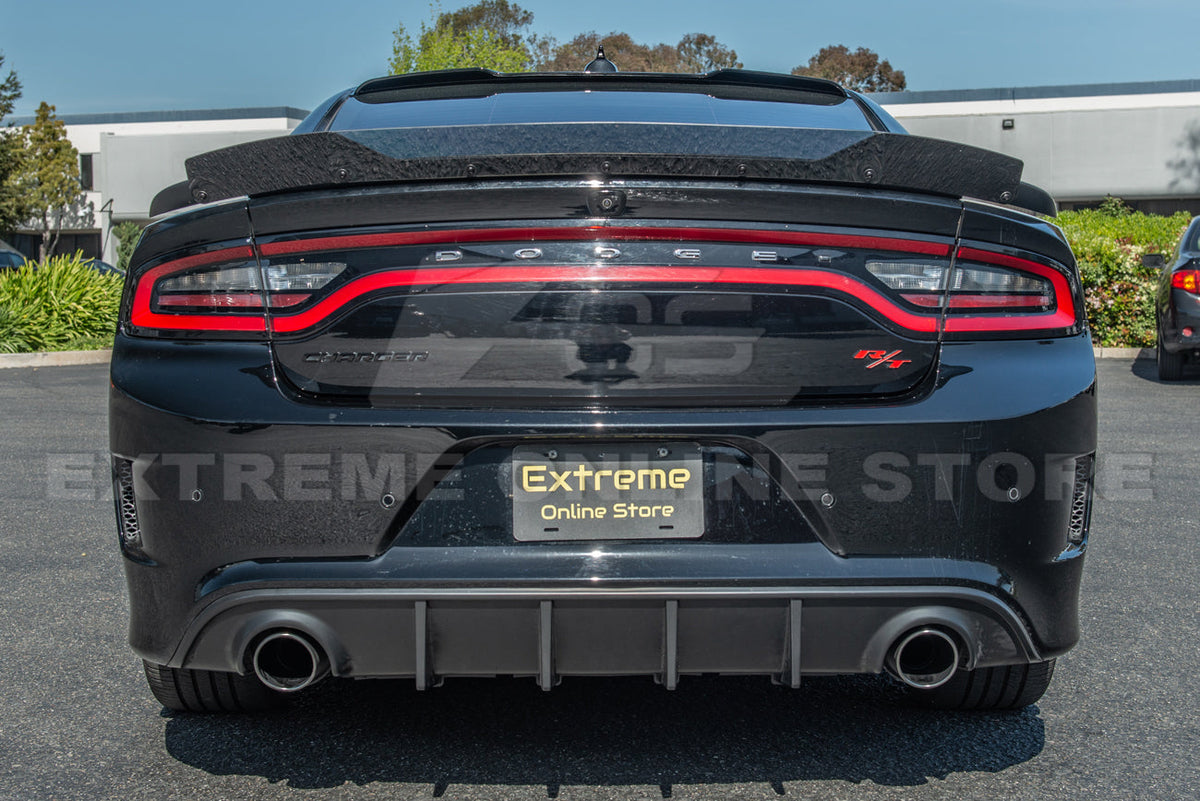 2015-Up Dodge Charger Rear Spoiler Wickerbill Flap Insert image 5