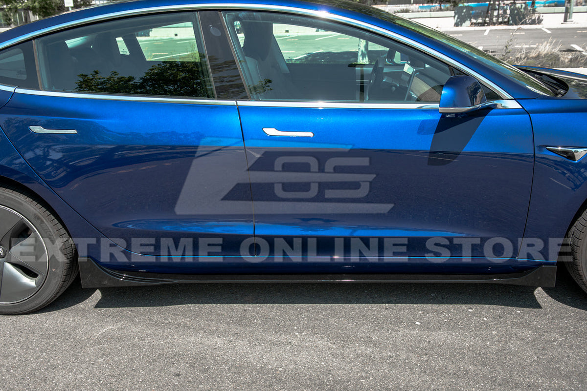 2017-23 Tesla Model 3 Performance Front Splitter & Side Skirts image 20