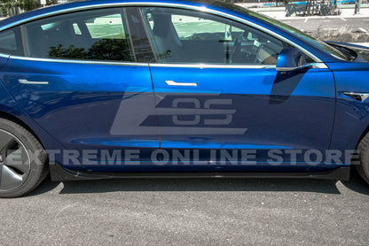 2017-23 Tesla Model 3 Performance Front Splitter & Side Skirts image 20