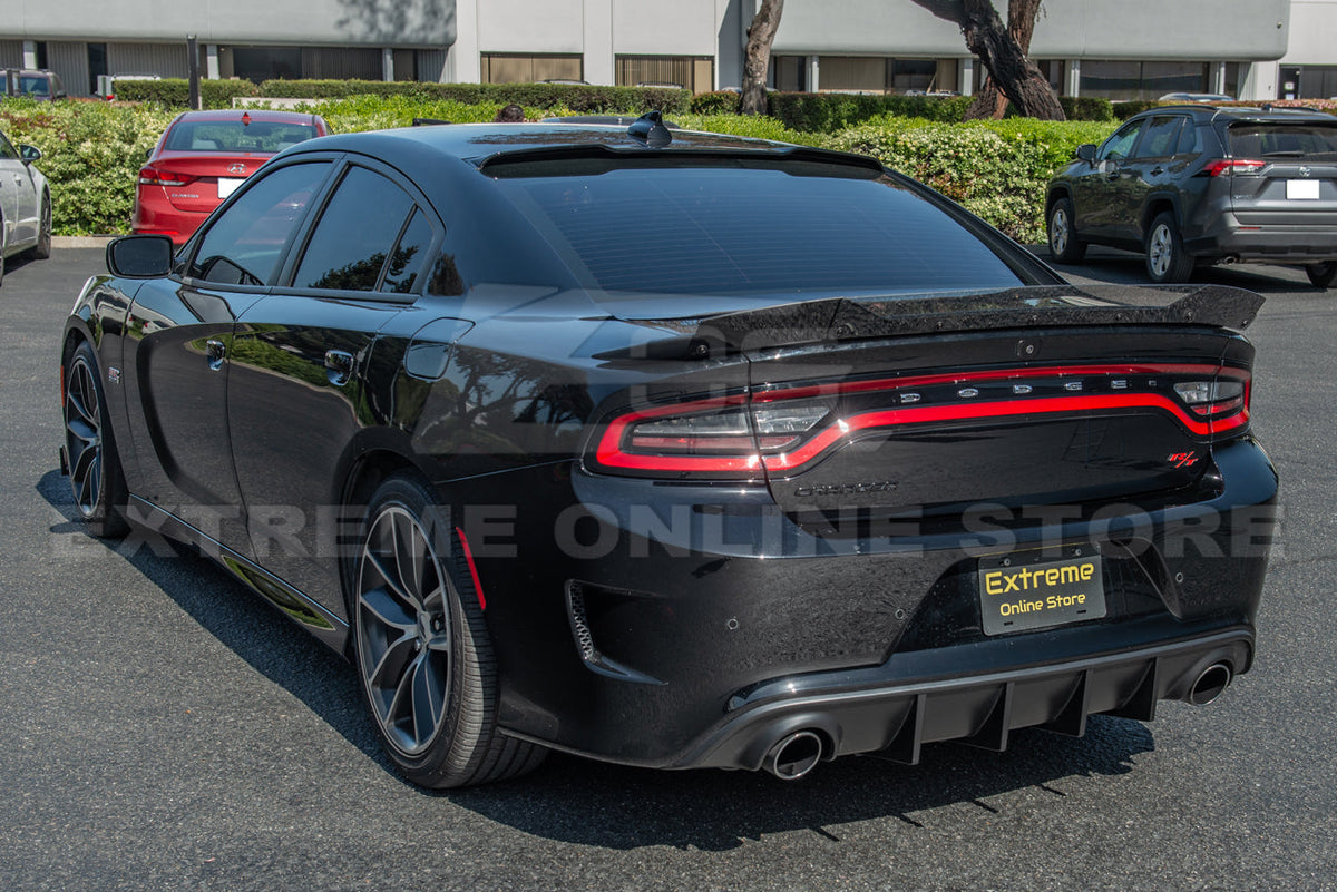 2015-Up Dodge Charger Rear Spoiler Wickerbill Flap Insert image 6