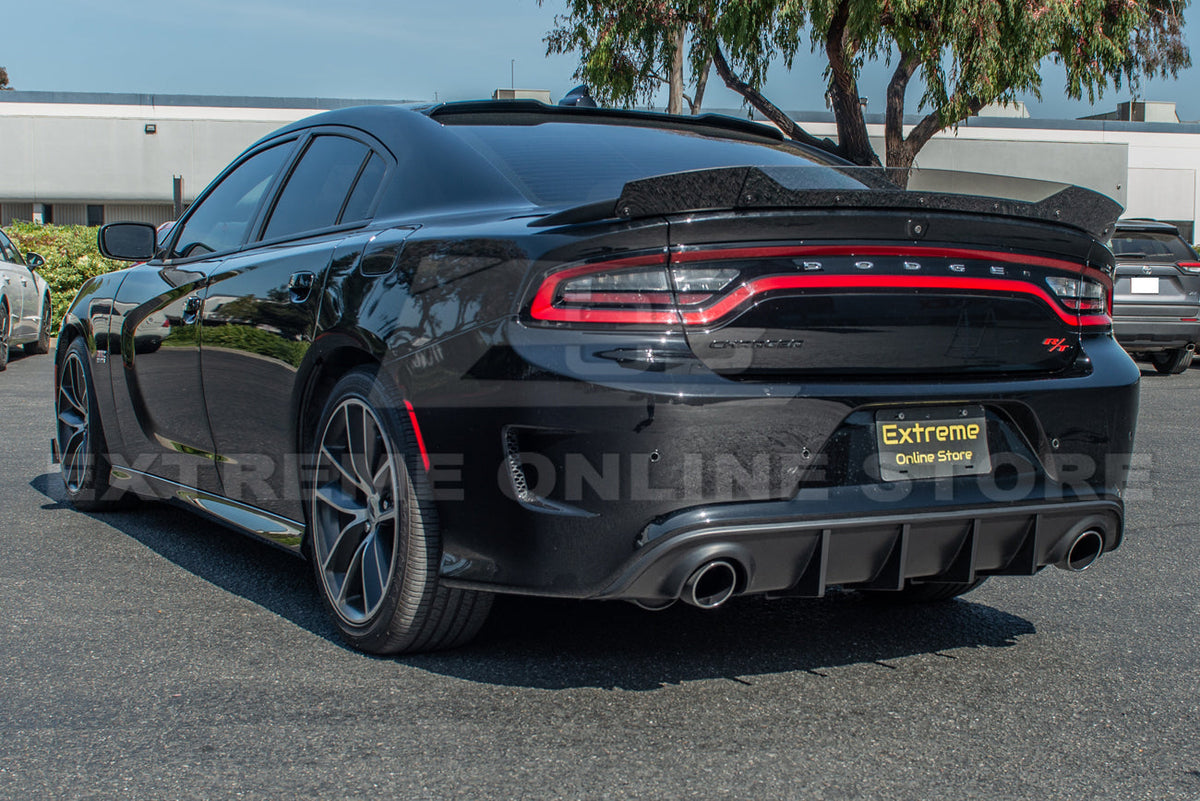 2015-Up Dodge Charger Rear Spoiler Wickerbill Flap Insert image 7