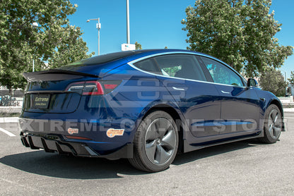 2017-23 Tesla Model 3 Performance Front Splitter & Side Skirts image 23