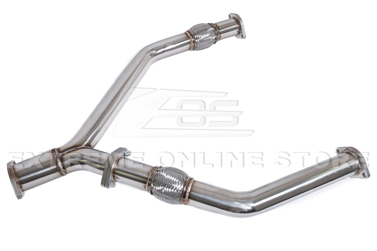 2009-Up Nissan 370z / 14-Up Infiniti Q50 2.5" Y-Pipe Exhaust image 3