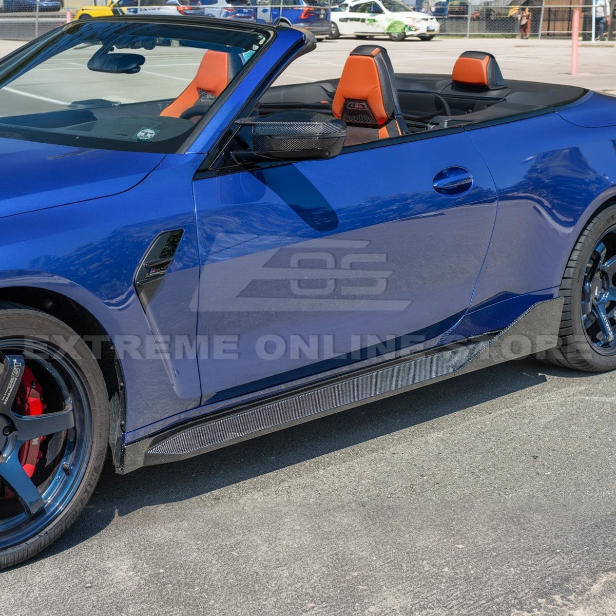 2021-Up BMW G82 G83 M4 M-Performance Carbon Fiber Side Skirts image 4
