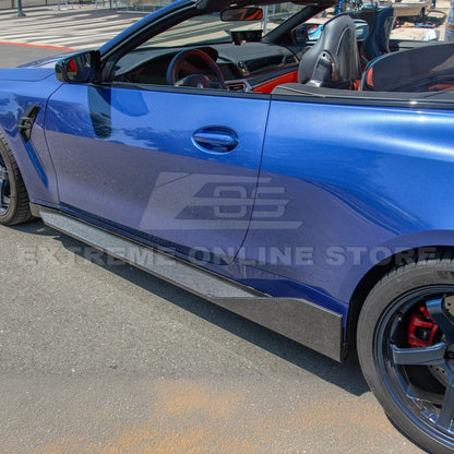 2021-Up BMW G82 G83 M4 M-Performance Carbon Fiber Side Skirts image 6