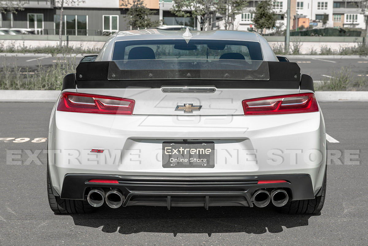 2016-24 Camaro 1LE Extended V2 Wickerbill Rear Spoiler image 4