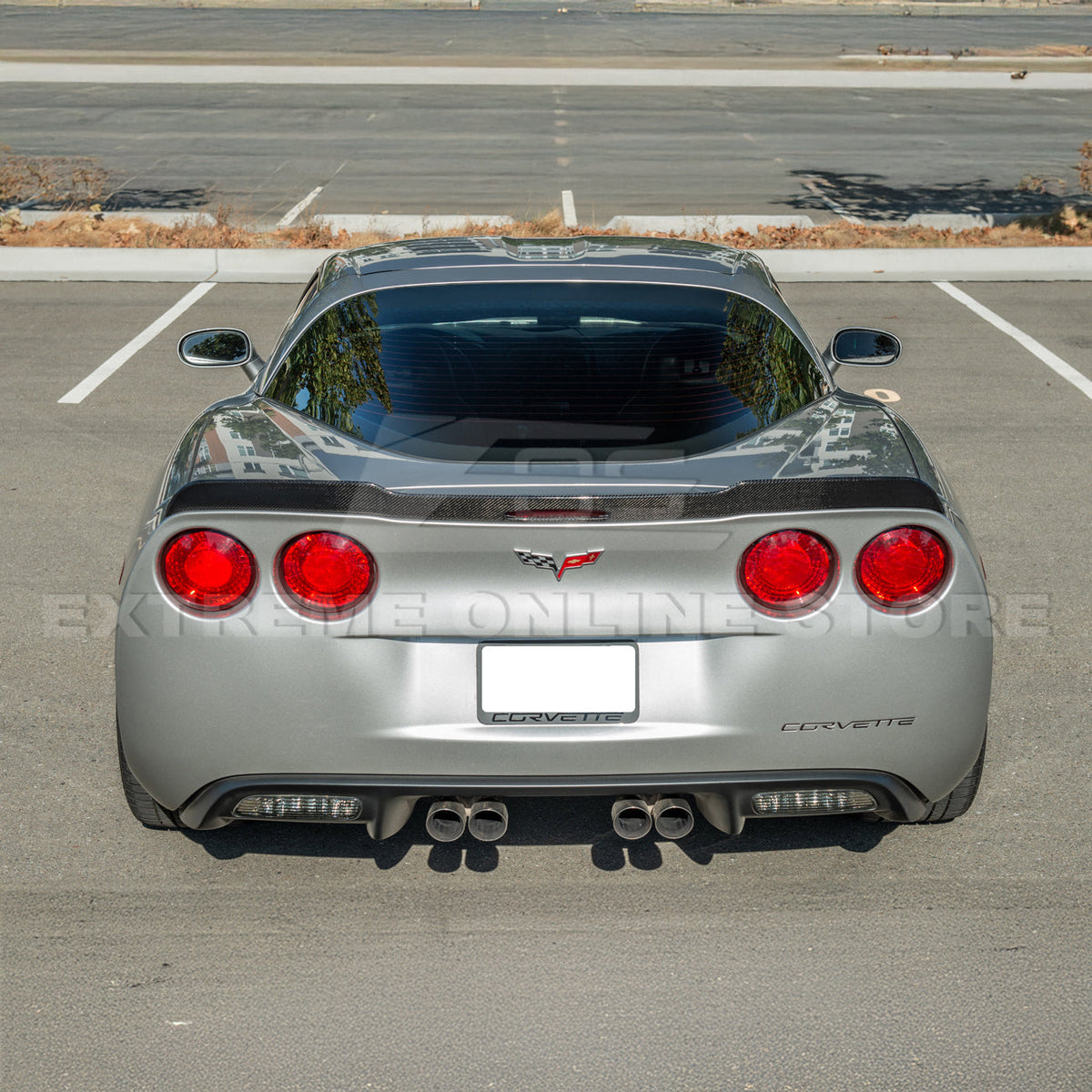 Corvette C6 ZR1 Extended Rear Trunk Spoiler image 52