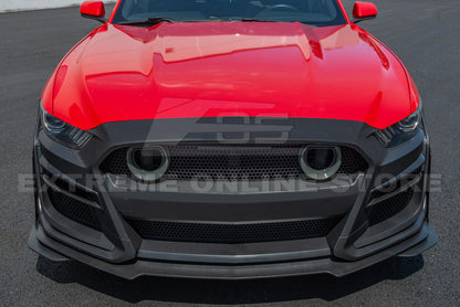2015-17 Ford Mustang GT500 Conversion Front Bumper Kit (W/LED Grille) image 6