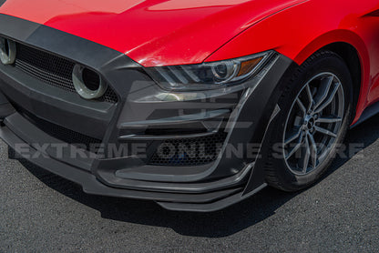 2015-17 Ford Mustang GT500 Conversion Front Bumper Kit (W/LED Grille) image 10