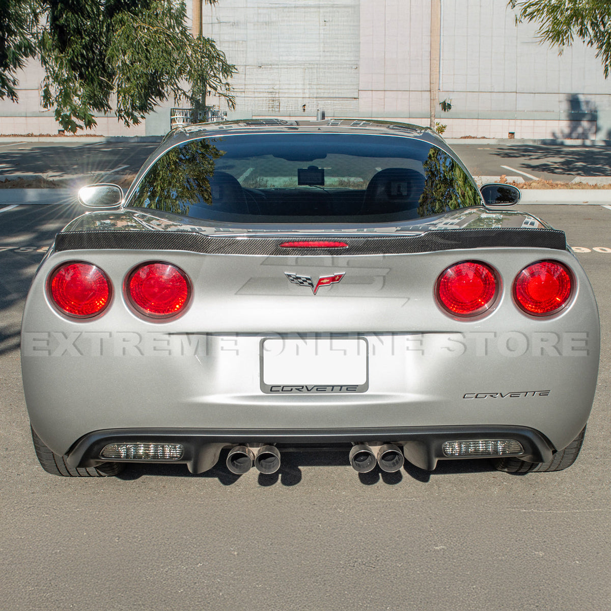 Corvette C6 ZR1 DRY CARBON FIBER Conversion Rear Trunk Spoiler image 54