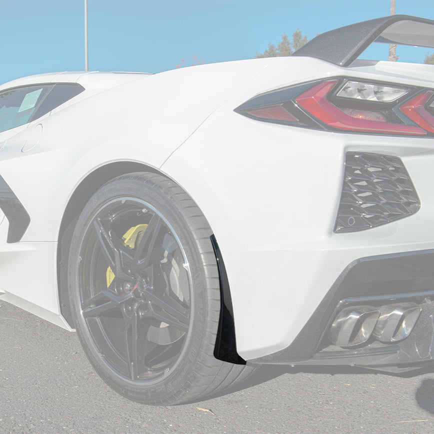 Corvette C8 Stingray XL Extended Rear Splash Guard image 3
