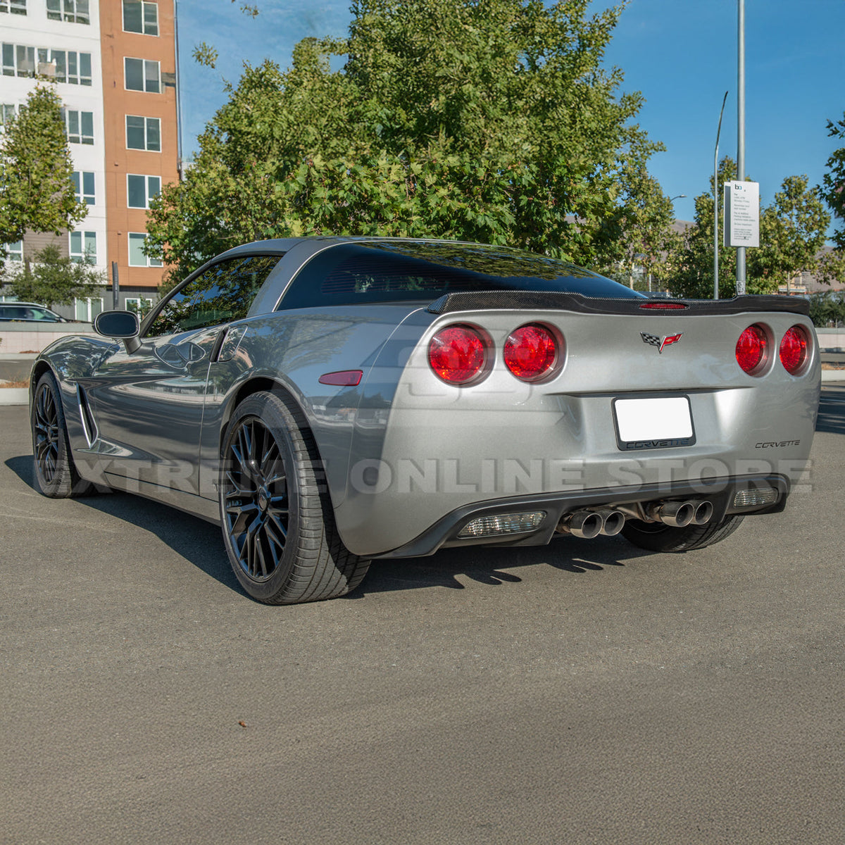 Corvette C6 ZR1 DRY CARBON FIBER Conversion Rear Trunk Spoiler image 57