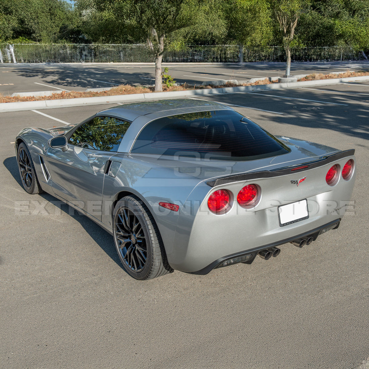 Corvette C6 ZR1 DRY CARBON FIBER Conversion Rear Trunk Spoiler image 56
