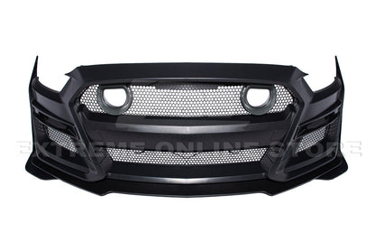 2015-17 Ford Mustang GT500 Conversion Front Bumper Kit (W/LED Grille) image 13