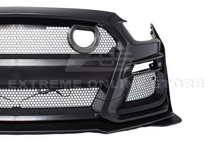 2015-17 Ford Mustang GT500 Conversion Front Bumper Kit (W/LED Grille) image 15