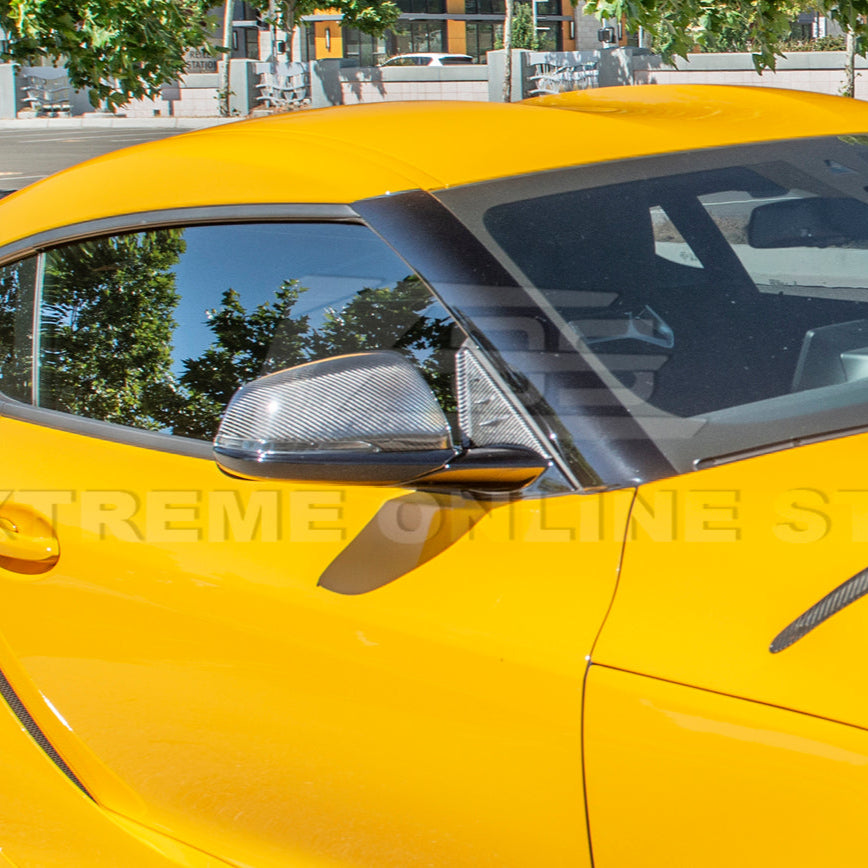 2020-Up Toyota GR Supra Anti-Wind Buffeting Deflectors Cover image 6
