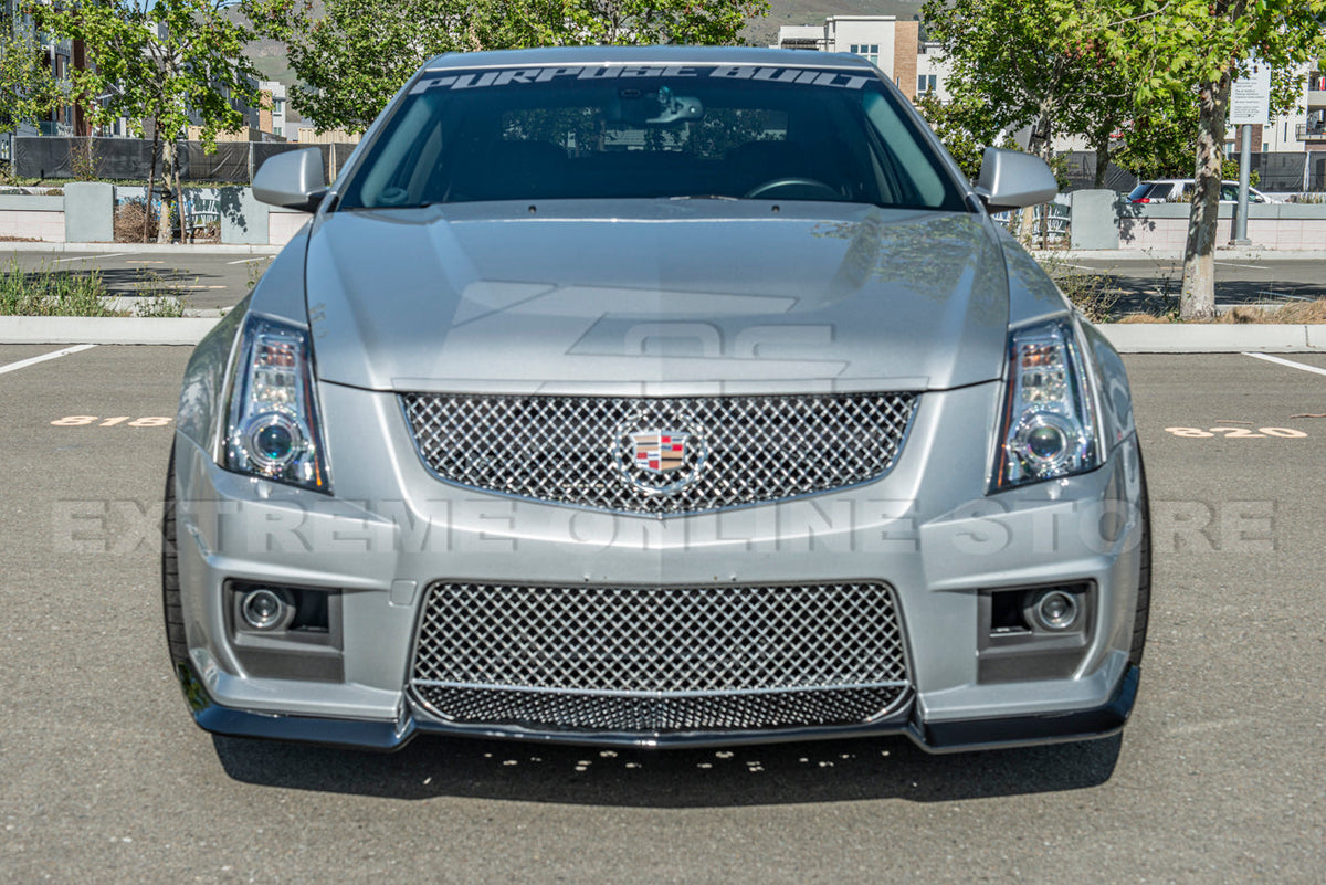 2009-15 Cadillac CTS-V Front Splitter Lip image 9