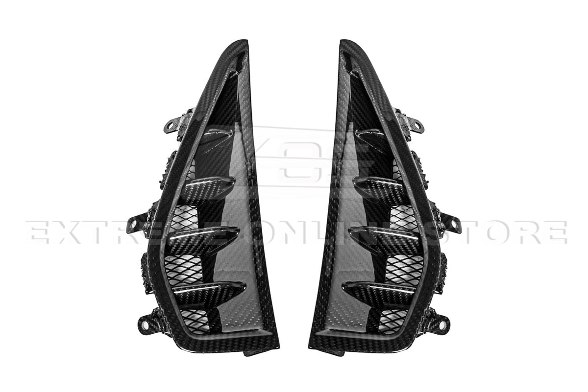 2019-Up Ram 1500 TRX Carbon Fiber Side Door Fender Vent Trim image 13
