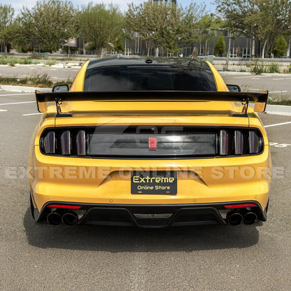 2015-23 Ford Mustang GT500 Track Pack Style DRY CARBON FIBER Rear Spoiler High Wing image 24