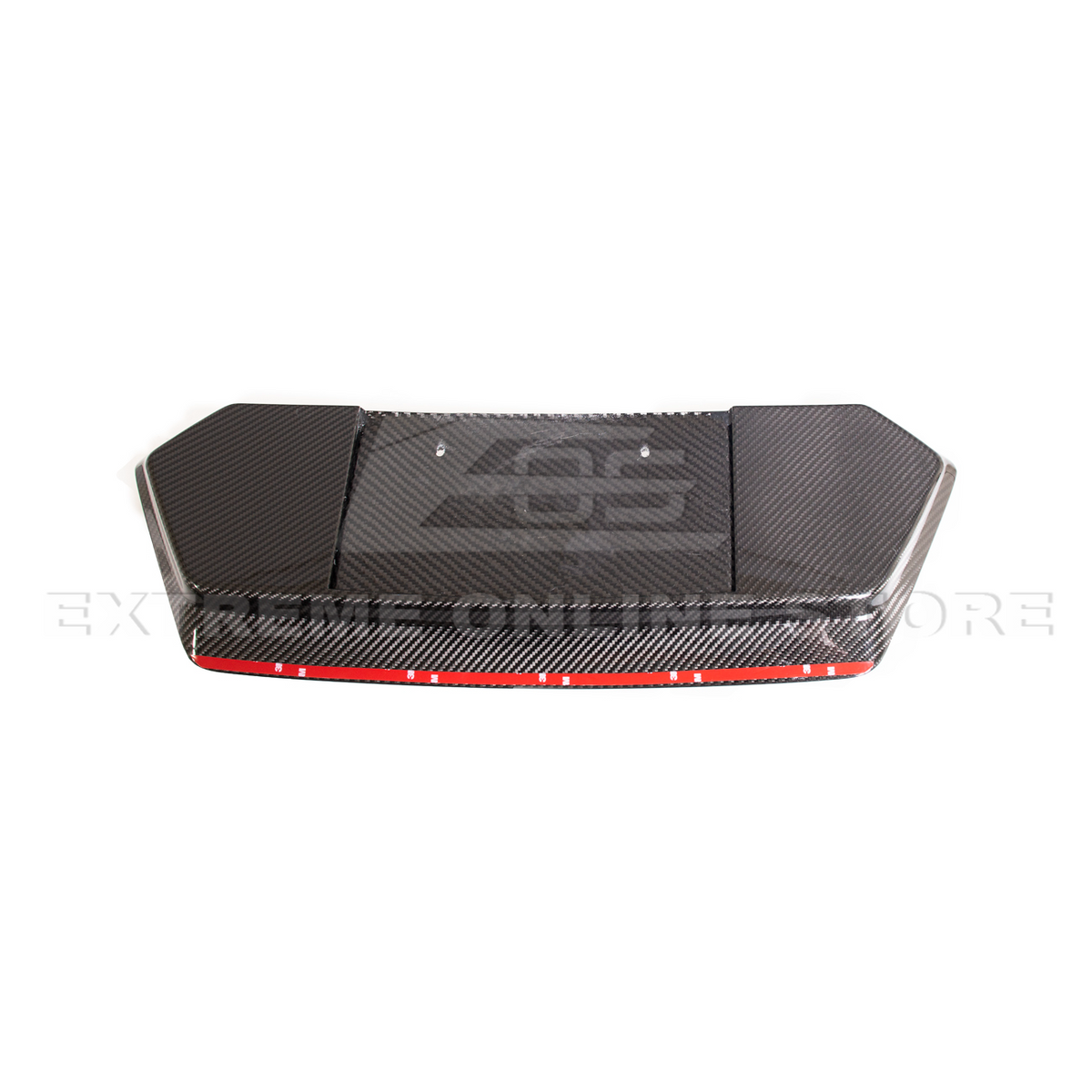 Corvette C8 DRY CARBON FIBER License Plate Backing image 12