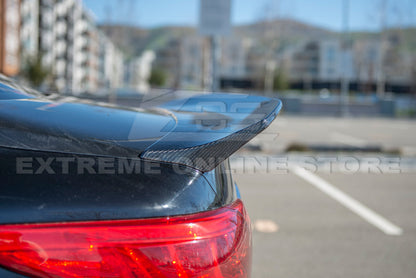 2014-Up Infiniti Q50 Carbon Fiber Rear Trunk Wing Spoiler image 12