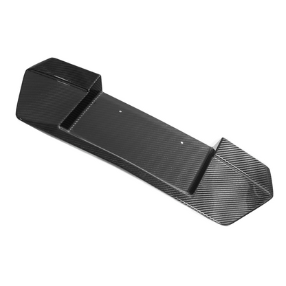 Corvette C8 DRY CARBON FIBER License Plate Backing image 2