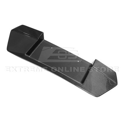 Corvette C8 DRY CARBON FIBER License Plate Backing image 16