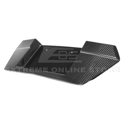 Corvette C8 DRY CARBON FIBER License Plate Backing image 14