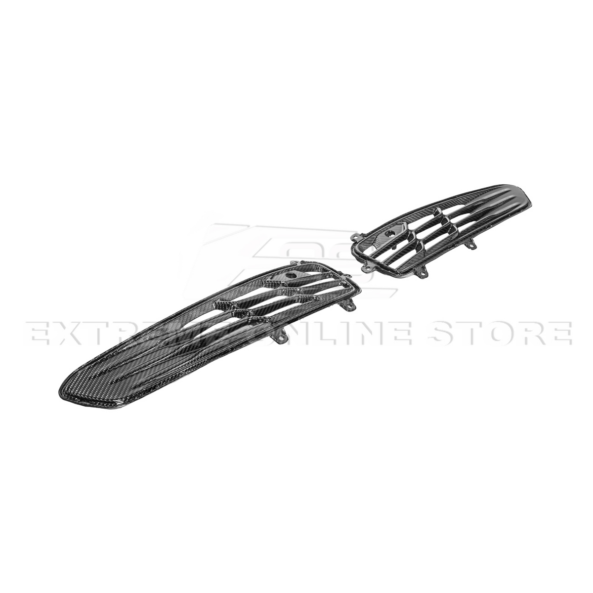 Chevrolet Corvette C8 Z06 DRY CARBON FIBER Rear Bumper Vent image 15