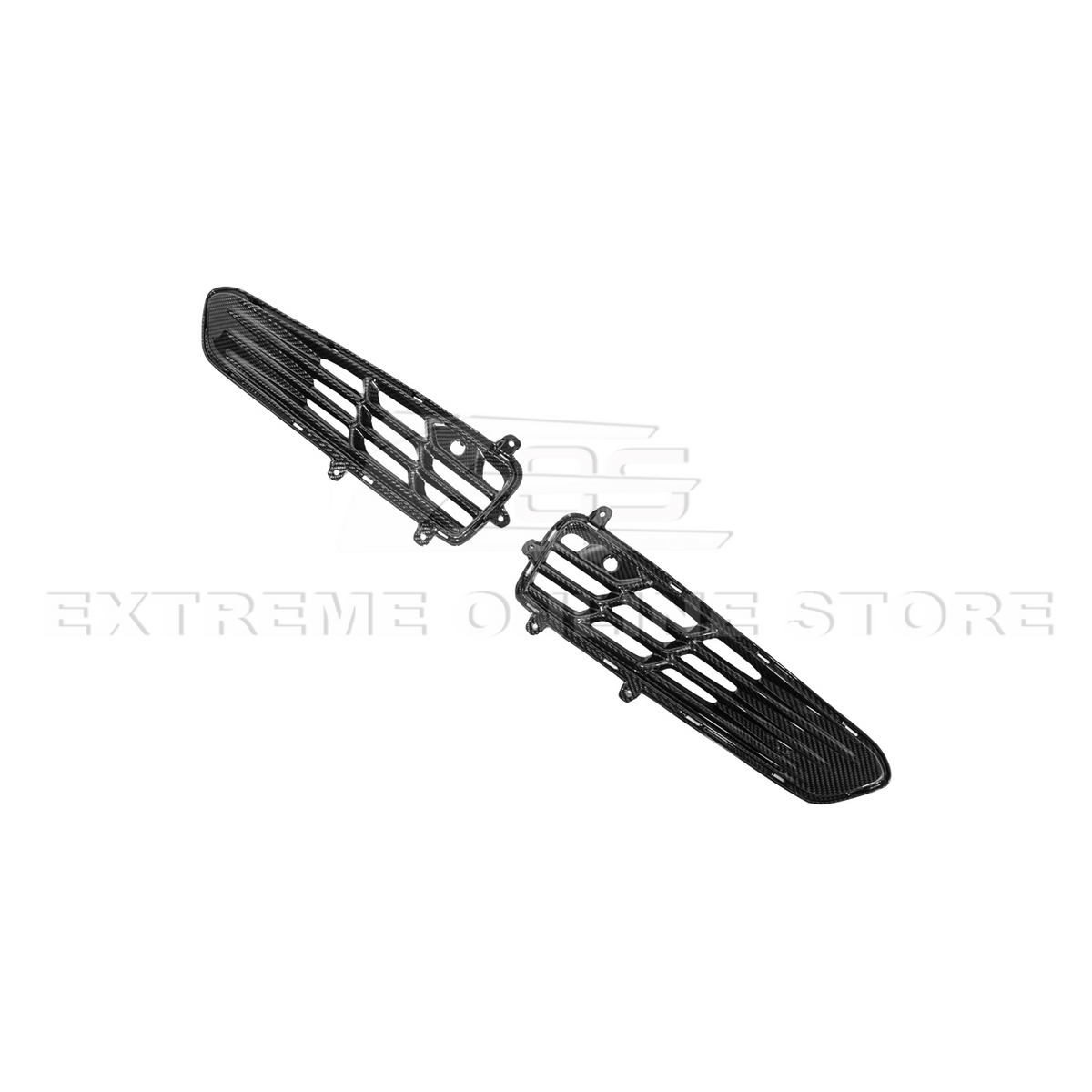 Chevrolet Corvette C8 Z06 DRY CARBON FIBER Rear Bumper Vent image 16