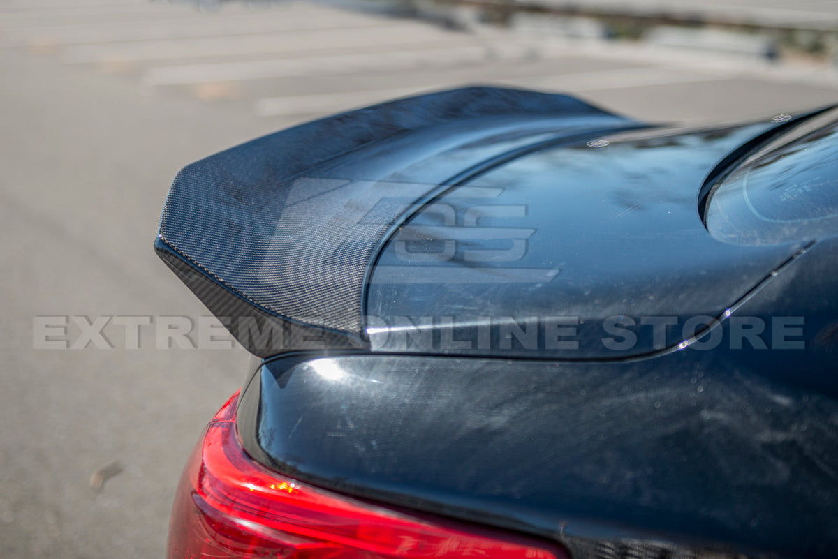 2014-Up Infiniti Q50 Carbon Fiber Rear Trunk Wing Spoiler image 11