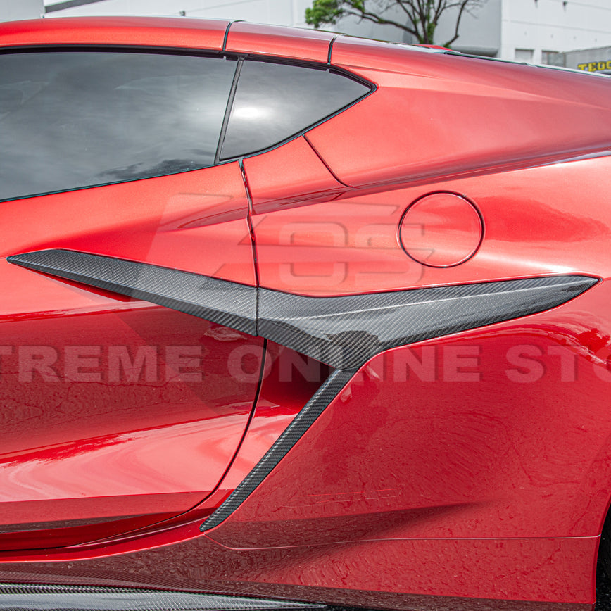 Chevrolet Corvette C8 Z06 DRY CARBON FIBER Side Door Garnish image 8