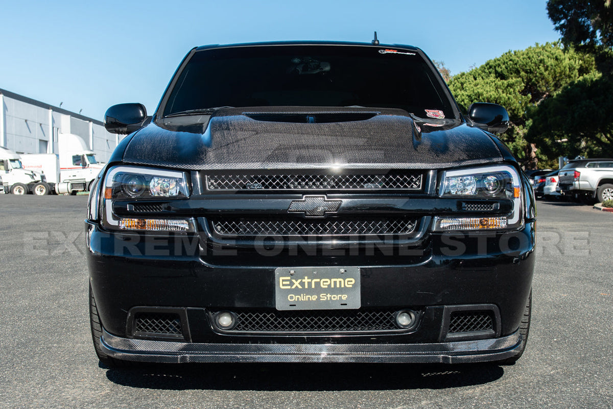 2006-09 Chevrolet Trailblazer SS Carbon Fiber Front Bumper Lip Splitter image 9