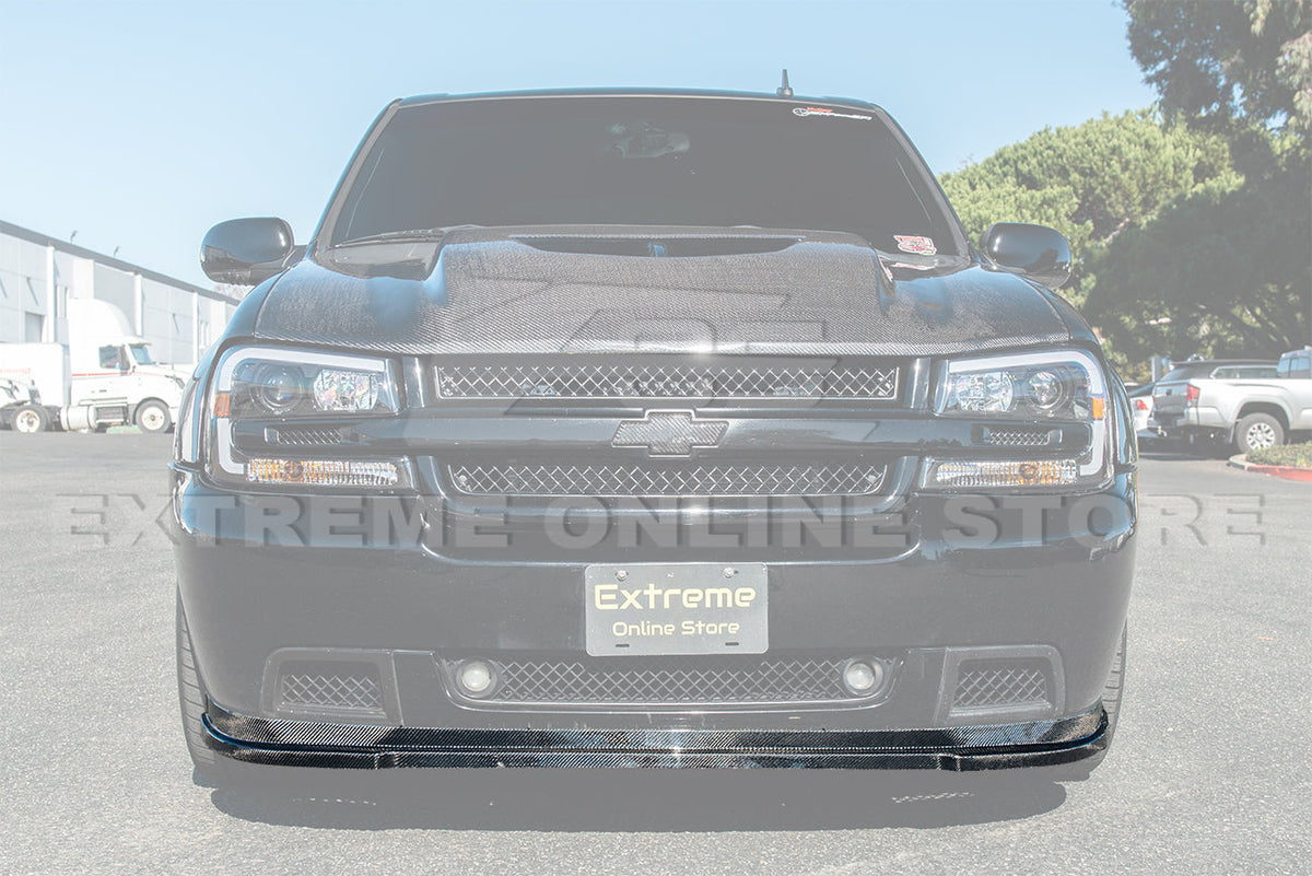 2006-09 Chevrolet Trailblazer SS Carbon Fiber Front Bumper Lip Splitter image 8