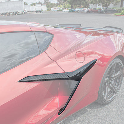 Chevrolet Corvette C8 Z06 DRY CARBON FIBER Side Door Garnish image 3