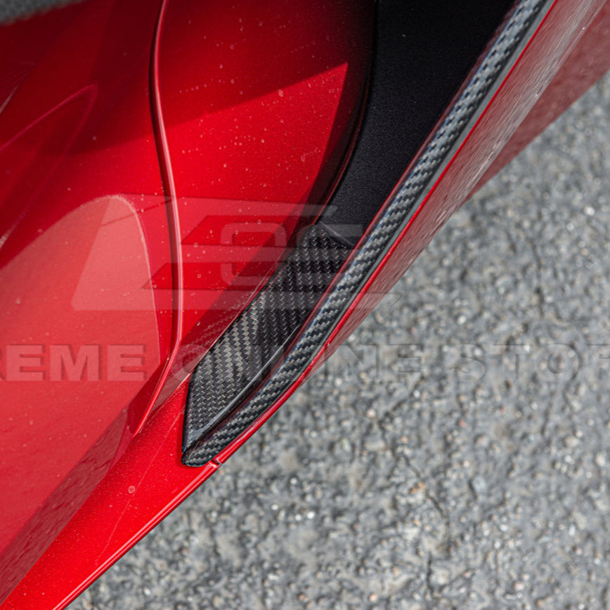 Chevrolet Corvette C8 Z06 DRY CARBON FIBER Side Door Garnish image 10
