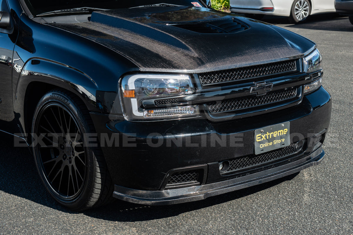 2006-09 Chevrolet Trailblazer SS Carbon Fiber Front Bumper Lip Splitter image 11