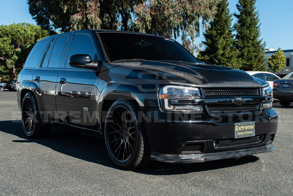 2006-09 Chevrolet Trailblazer SS Carbon Fiber Front Bumper Lip Splitter image 12