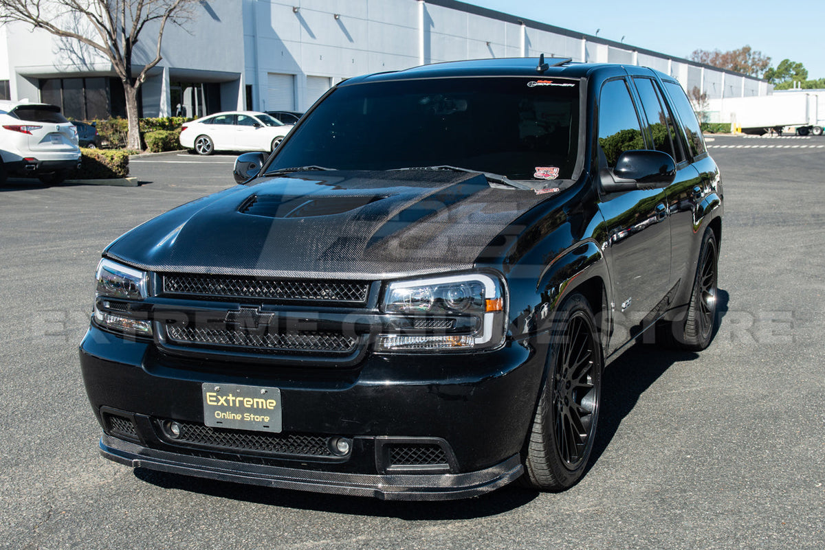 2006-09 Chevrolet Trailblazer SS Carbon Fiber Front Bumper Lip Splitter image 13