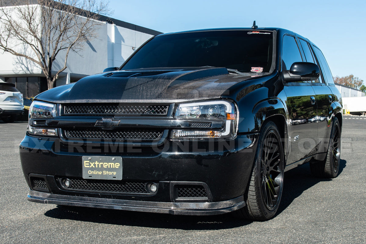 2006-09 Chevrolet Trailblazer SS Carbon Fiber Front Bumper Lip Splitter image 14