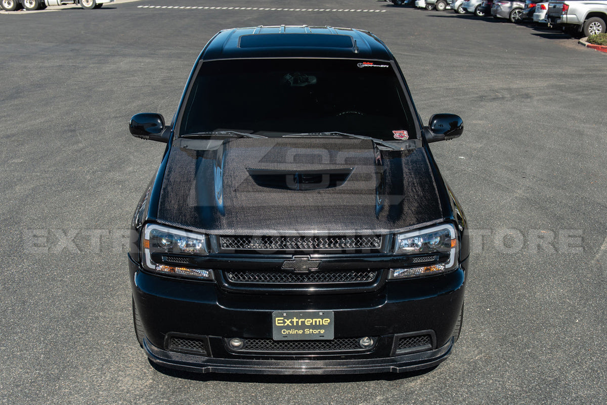 2006-09 Chevrolet Trailblazer SS Carbon Fiber Front Bumper Lip Splitter image 16