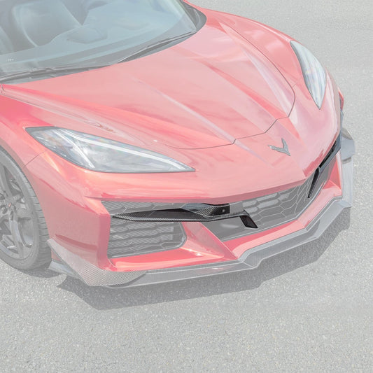 Chevrolet Corvette C8 Z06 / E-Ray Dry Carbon Fiber Front Grille Insert