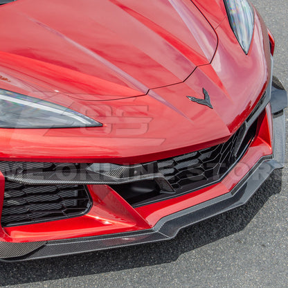 Chevrolet Corvette C8 Z06 DRY CARBON FIBER Front Grille Insert image 9