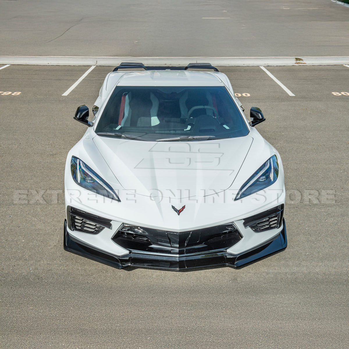 Corvette C8 Stingray Front Splitter [5-Piece Extended Version] image 4
