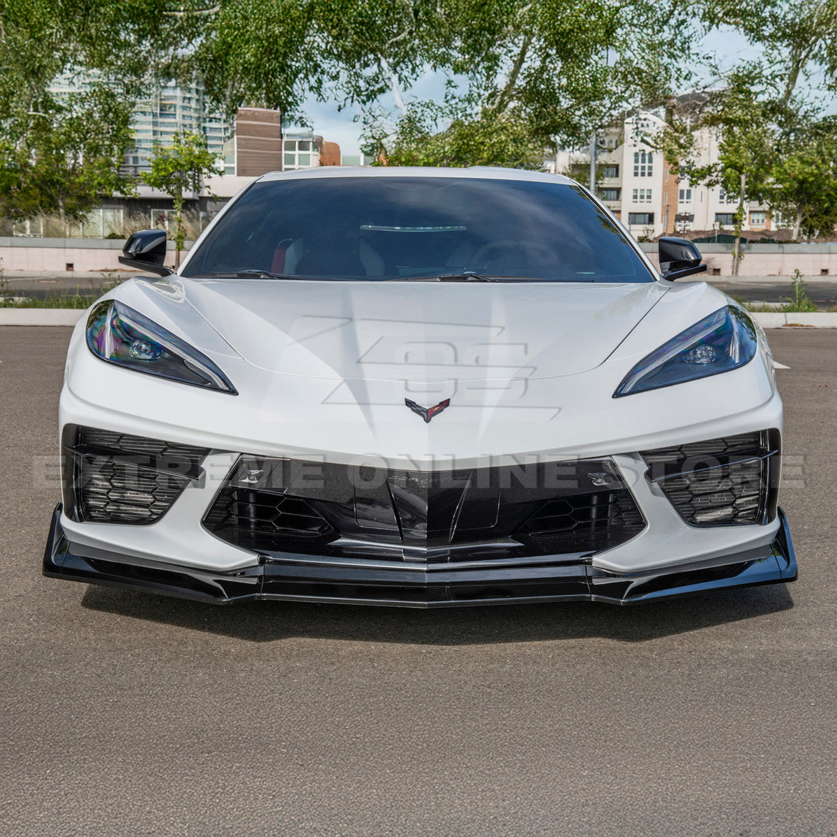 Corvette C8 Stingray Front Splitter [5-Piece Extended Version] image 5
