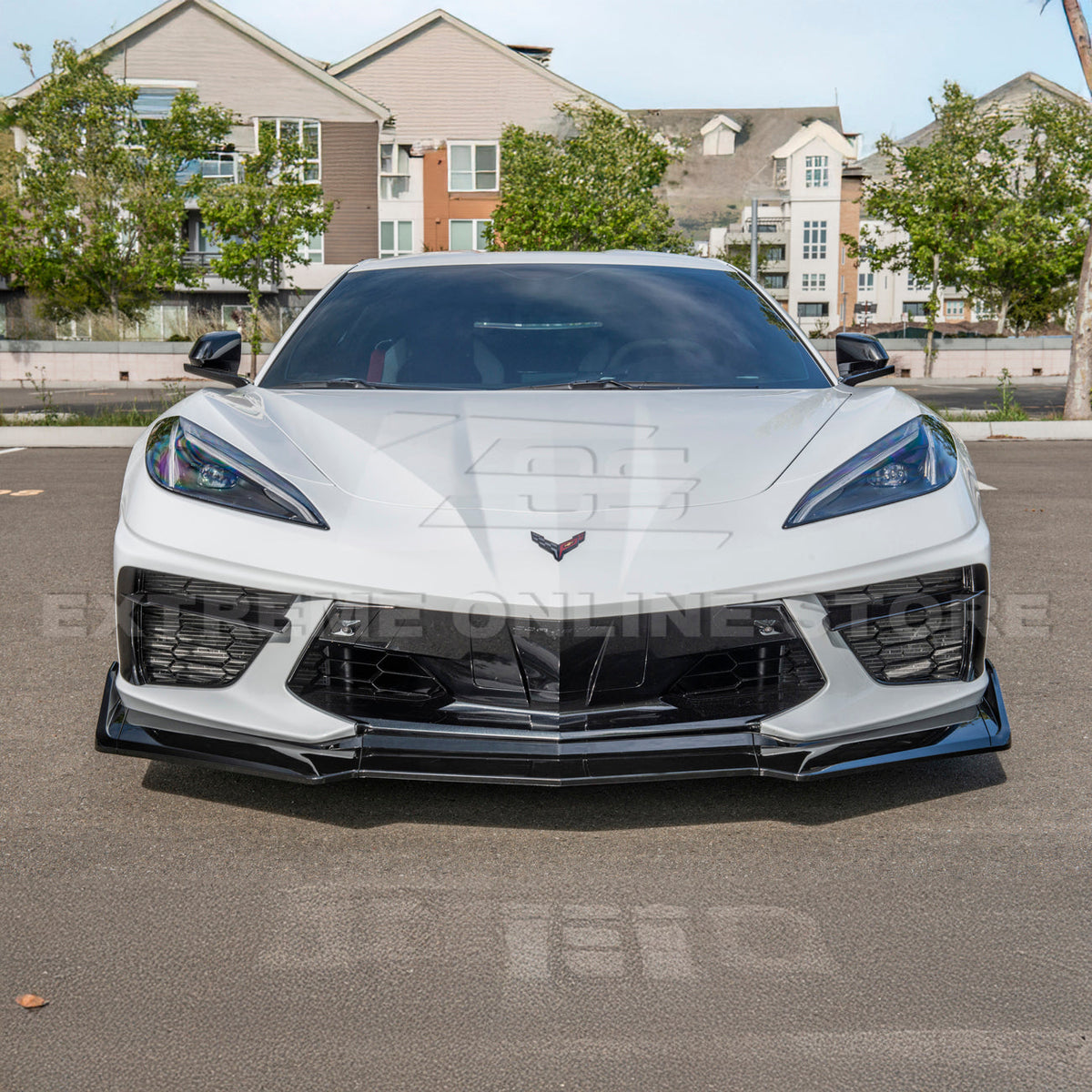 Corvette C8 Stingray Front Splitter [5-Piece Extended Version] image 6